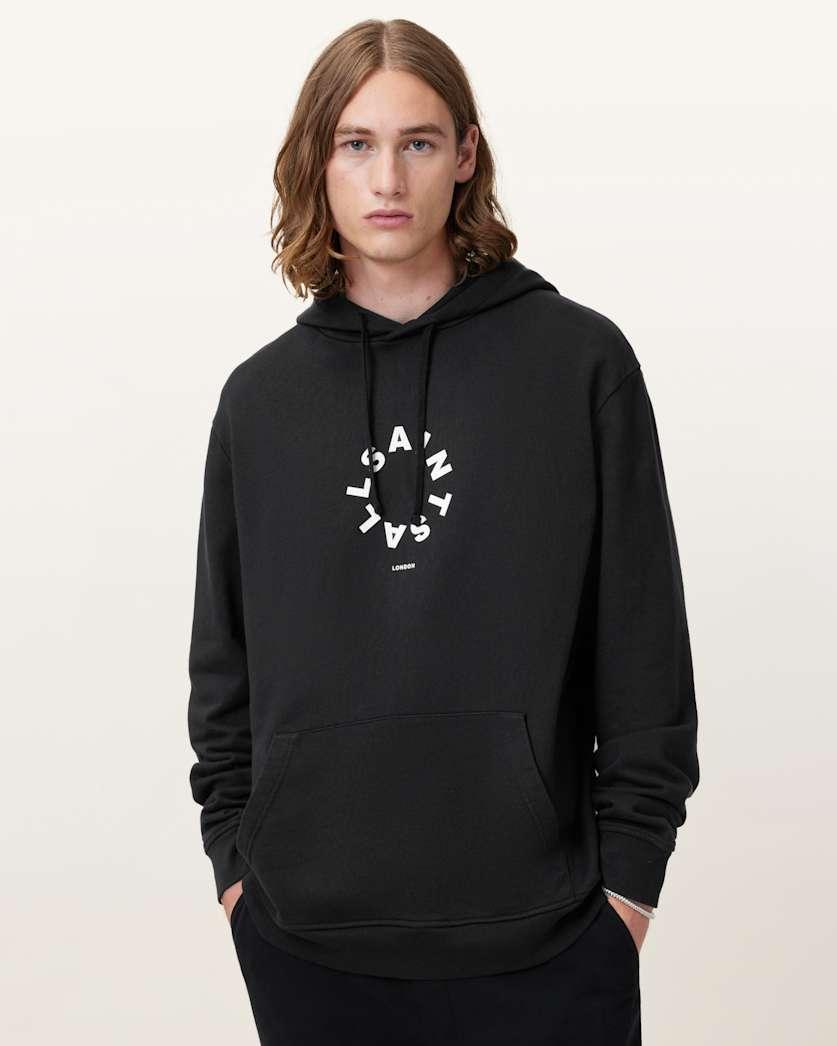 Tierra Pullover Circle Logo Hoodie by ALLSAINTS