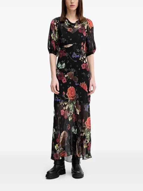 Tiwa floral-print maxi dress by ALLSAINTS