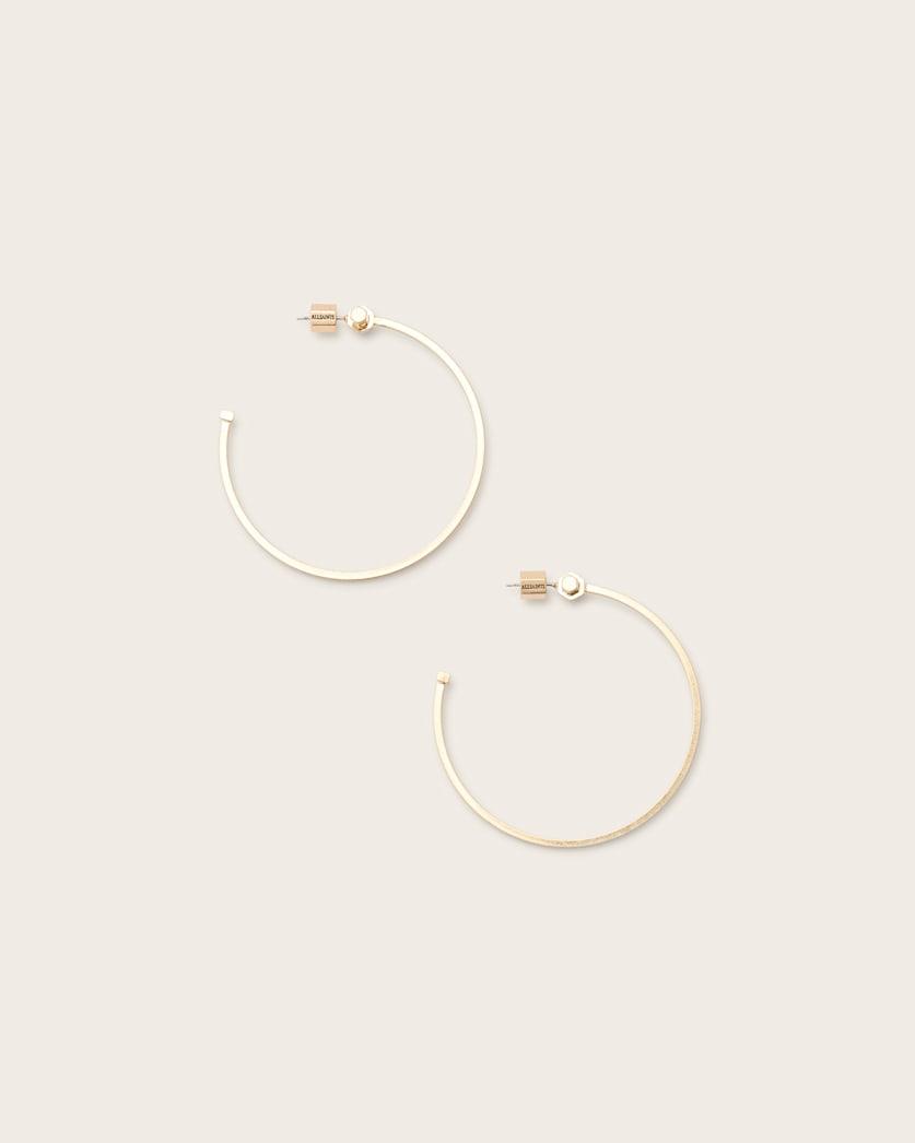 Toggle Large Hoop Earrings by ALLSAINTS