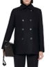 Tommie Wool Blend Peacoat by ALLSAINTS Tommie Wool Blend Peacoat by ALLSAINTS