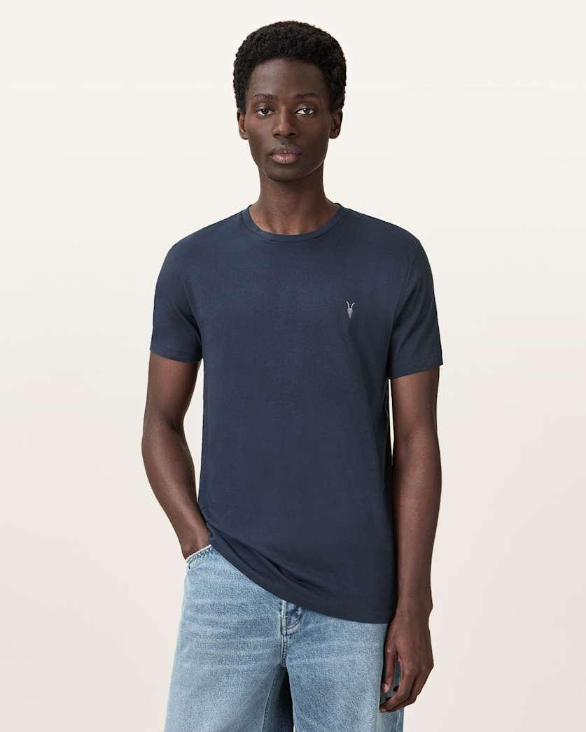 Tonic Crew Neck Slim Ramskull T-Shirt by ALLSAINTS
