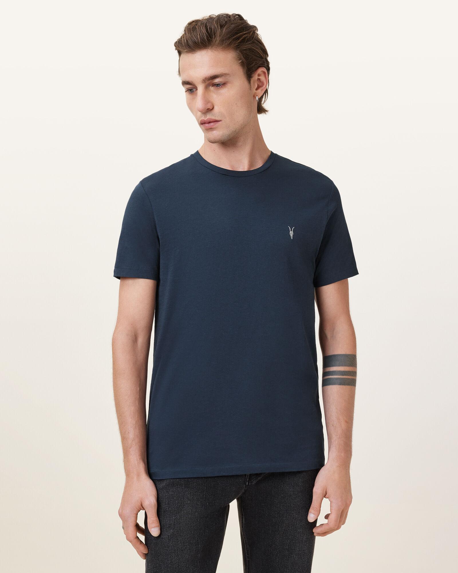 Tonic Crew Neck Slim Ramskull T-Shirt by ALLSAINTS