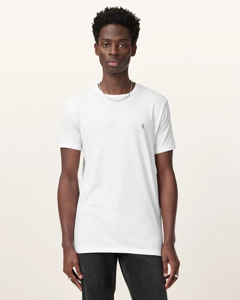 Tonic Crew Neck Slim Ramskull T-Shirt by ALLSAINTS