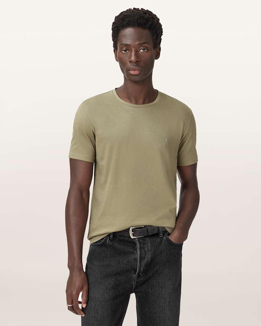 Tonic Crew Neck Slim Ramskull T-Shirt by ALLSAINTS