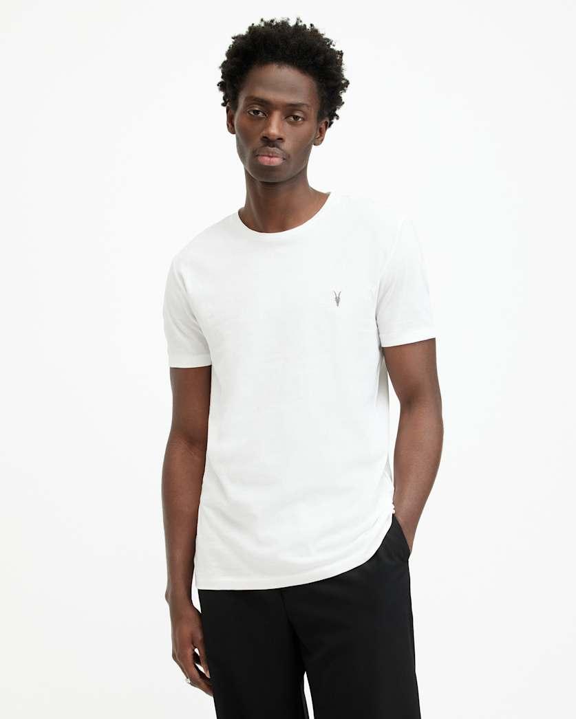 Tonic Crew Neck Slim Ramskull T-Shirt by ALLSAINTS