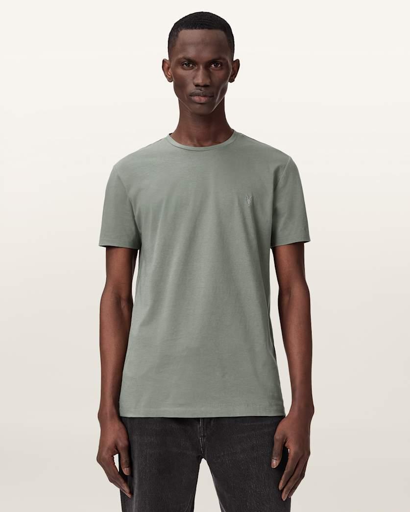 Tonic Crew Neck Slim Ramskull T-Shirt by ALLSAINTS