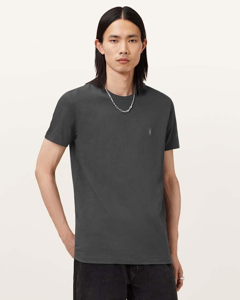 Tonic Crew Neck Slim Ramskull T-Shirt by ALLSAINTS