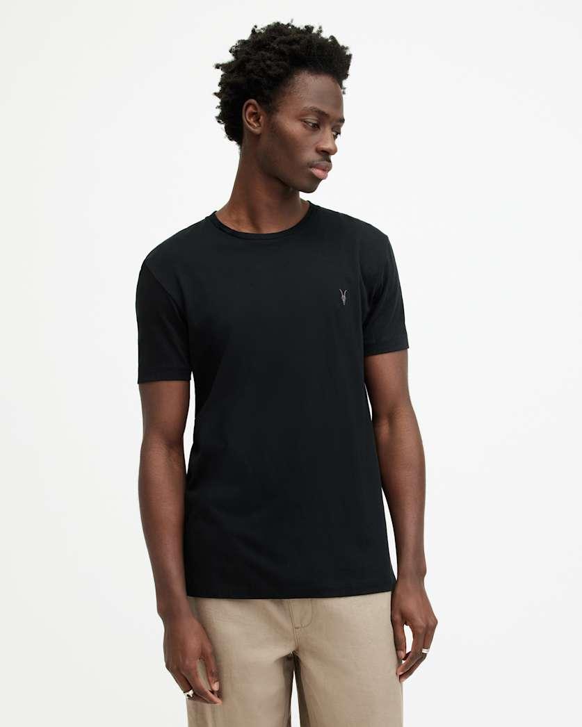 Tonic Crew Neck Slim Ramskull T-Shirt by ALLSAINTS