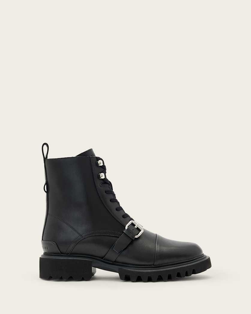Tori Leather Boots by ALLSAINTS