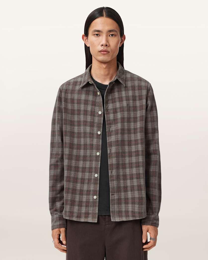 Torin Long Sleeve Ramskull Shirt by ALLSAINTS