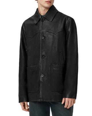 Toulouse Leather Coat by ALLSAINTS