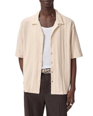 Trace Oversized Fit Short Sleeve Shirt by ALLSAINTS