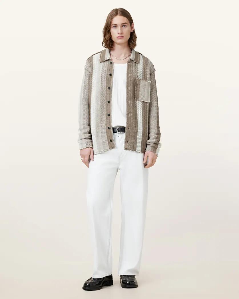 Truck Striped Cardigan by ALLSAINTS
