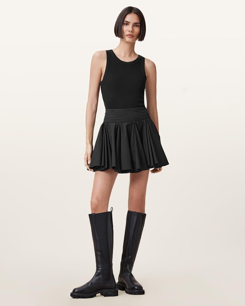Tulip Cotton Mini Skirt by ALLSAINTS