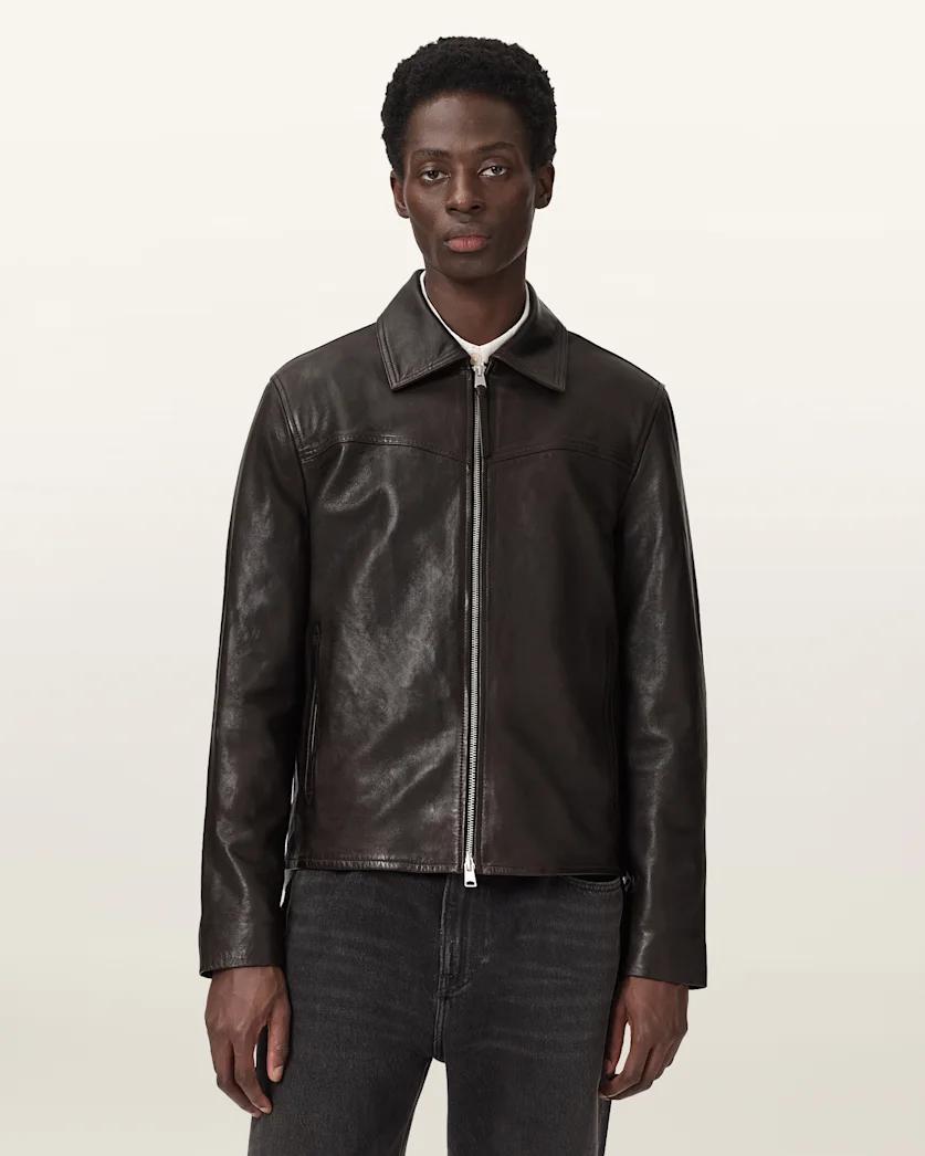 Tune Leather Biker Jacket by ALLSAINTS