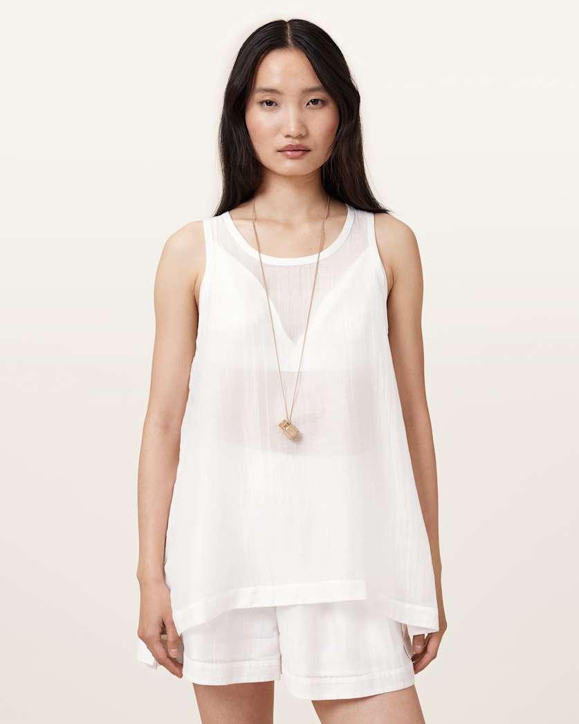 Tysh Sheer Tank Top by ALLSAINTS