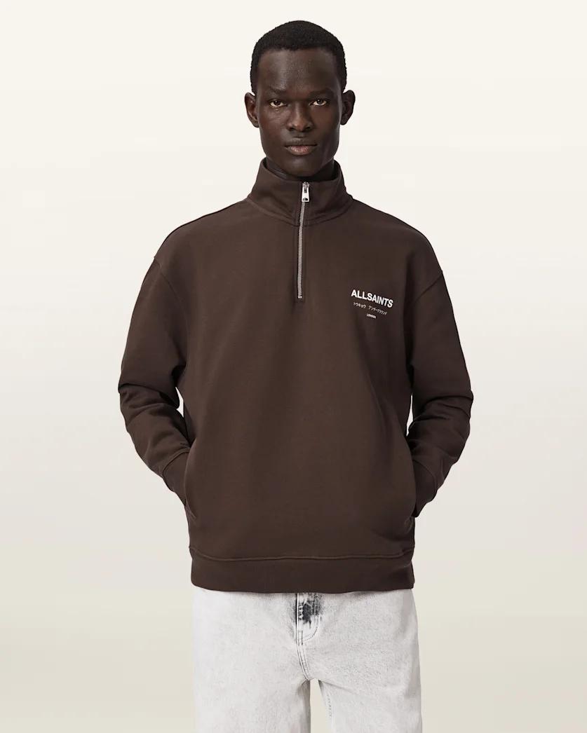 Underground Half Zip Sweatshirt by ALLSAINTS