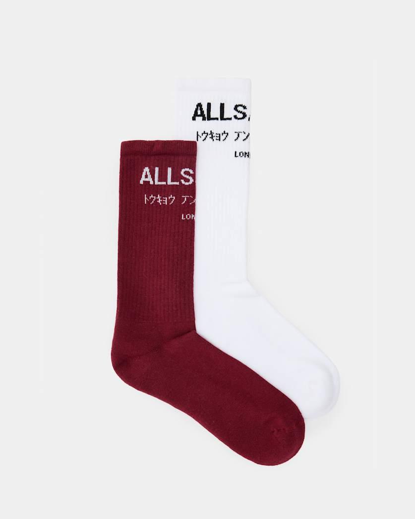 Underground Logo Socks 2 Pack by ALLSAINTS
