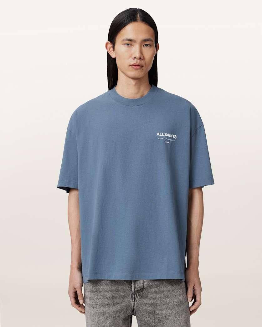 Underground Oversized Crew Neck T-Shirt by ALLSAINTS
