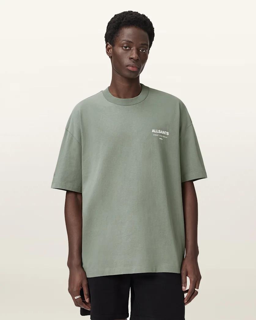Underground Oversized Crew Neck T-Shirt by ALLSAINTS