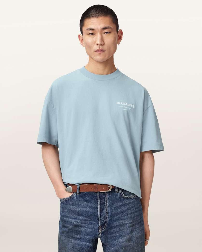 Underground Oversized Crew Neck T-Shirt by ALLSAINTS