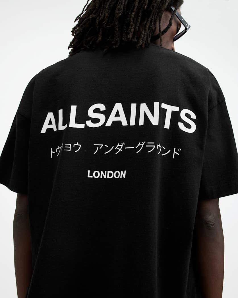 Underground Oversized Crew Neck T-Shirt by ALLSAINTS