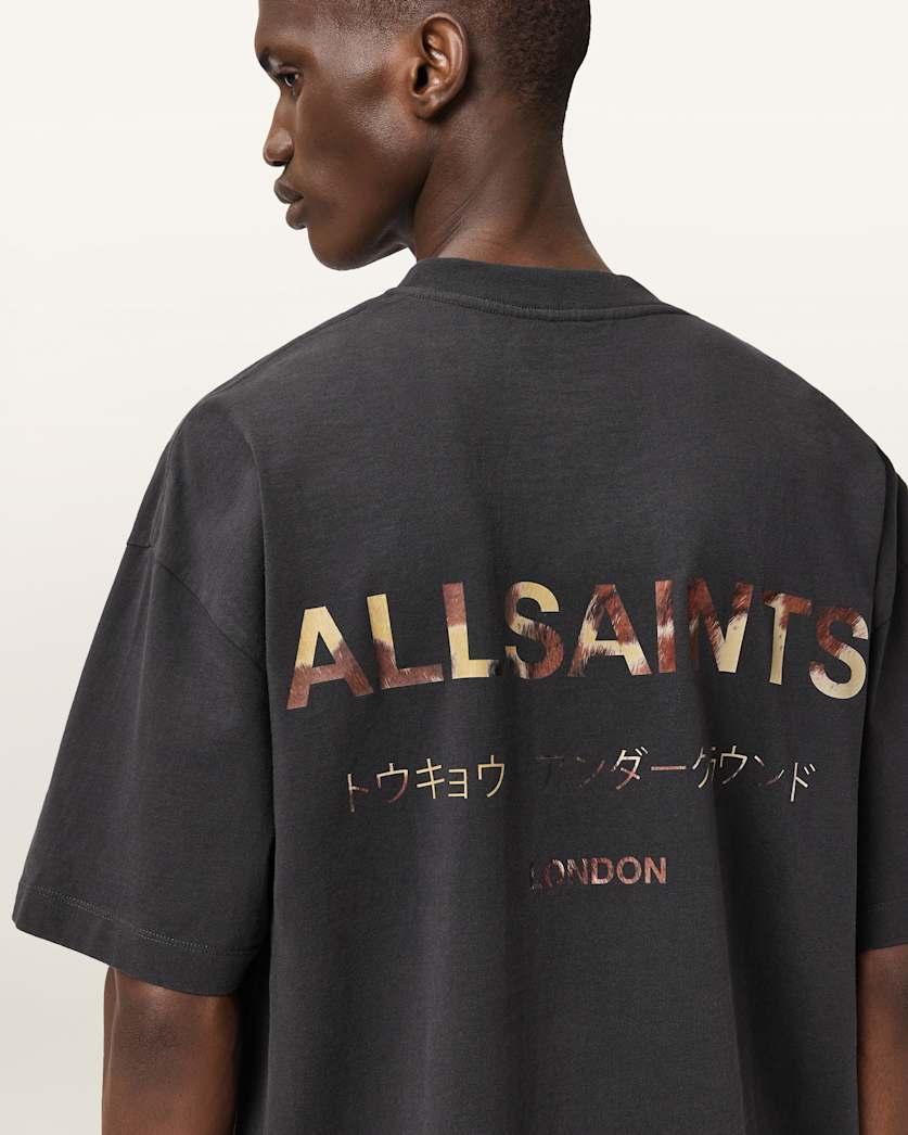Underground Oversized Crew Neck T-Shirt by ALLSAINTS