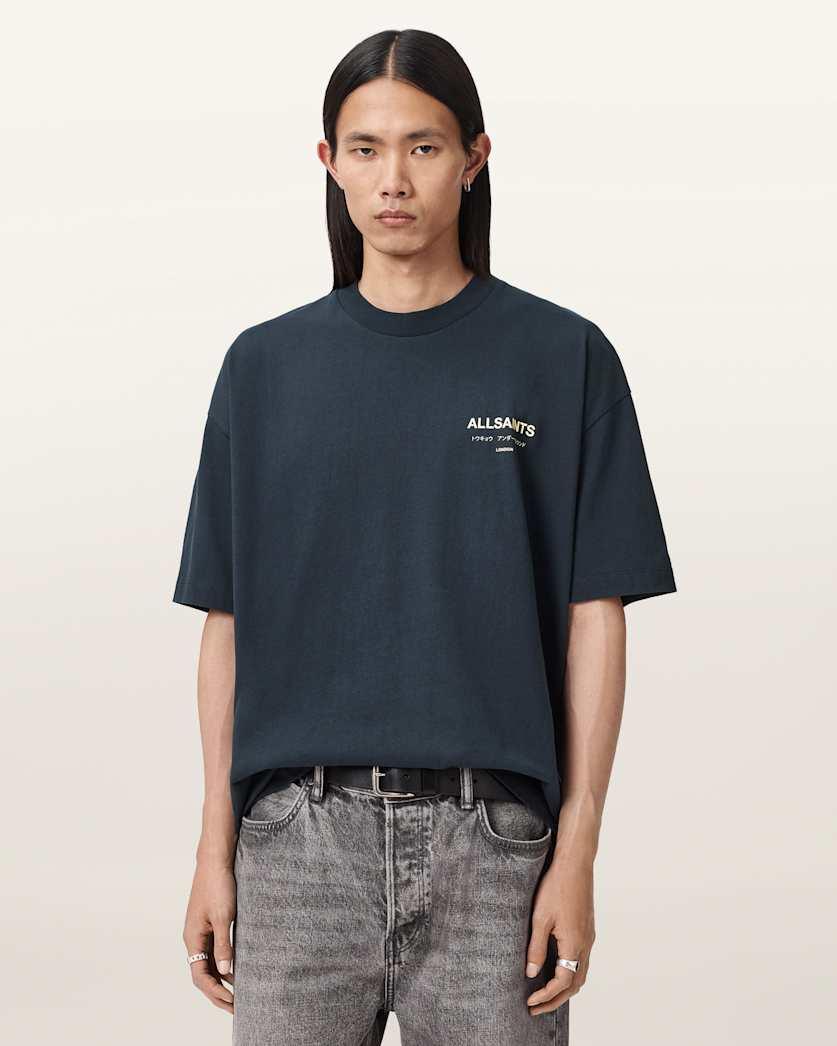 Underground Oversized Crew Neck T-Shirt by ALLSAINTS