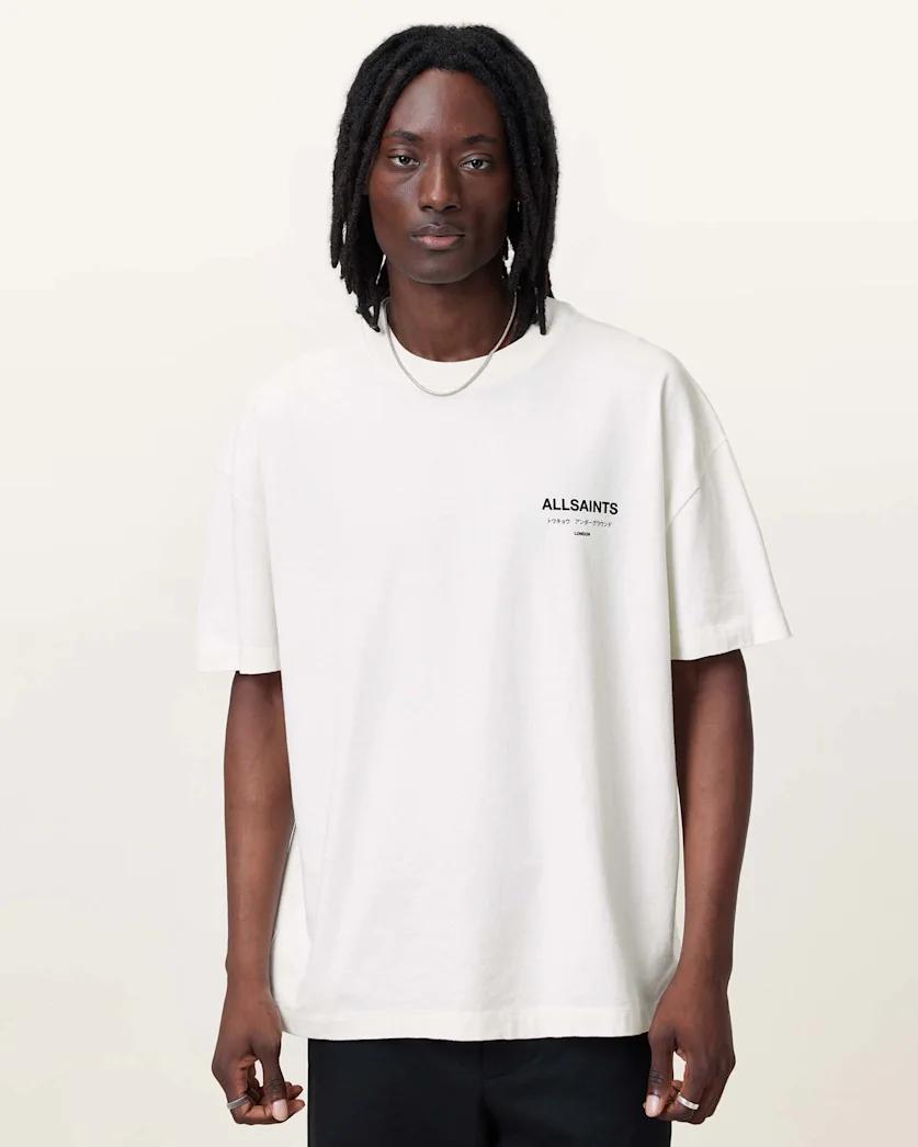 Underground Oversized Crew Neck T-Shirt by ALLSAINTS