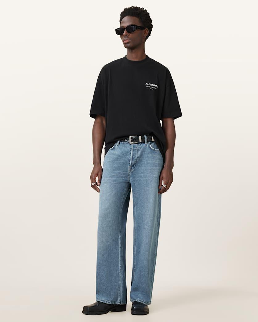 Underground Oversized Crew Neck T-Shirt by ALLSAINTS