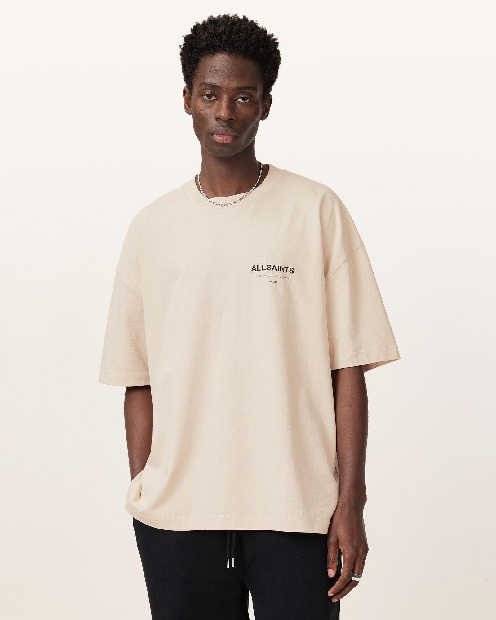 Underground Oversized Crew Neck T-Shirt by ALLSAINTS