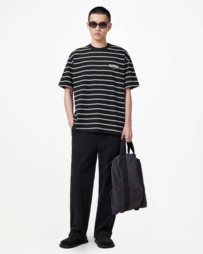 Underground Oversized Striped T-Shirt by ALLSAINTS