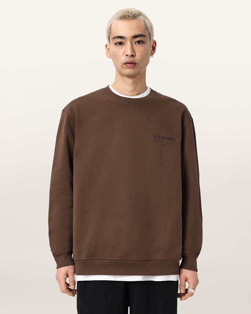 Underground Relaxed Fit Crew Neck Sweatshirt by ALLSAINTS
