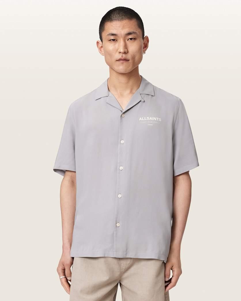 Underground Relaxed Fit Logo Shirt by ALLSAINTS
