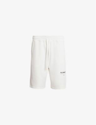 Underground logo-print organic-cotton shorts by ALLSAINTS