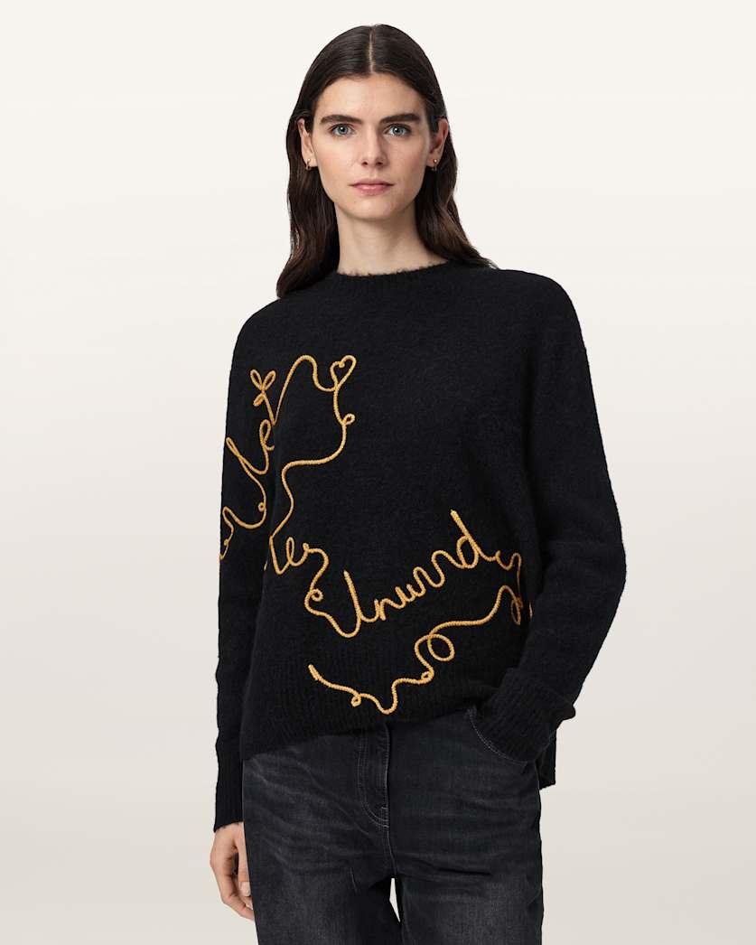 Unwind Relaxed Alpaca Blend Sweater by ALLSAINTS