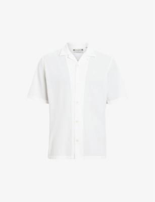 Valley Ramskull-embroidered organic-cotton shirt by ALLSAINTS