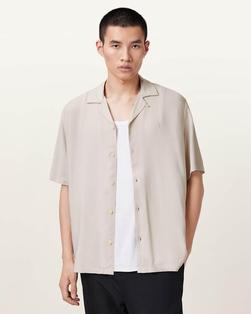 Venice Revere Collar Ramskull Shirt by ALLSAINTS