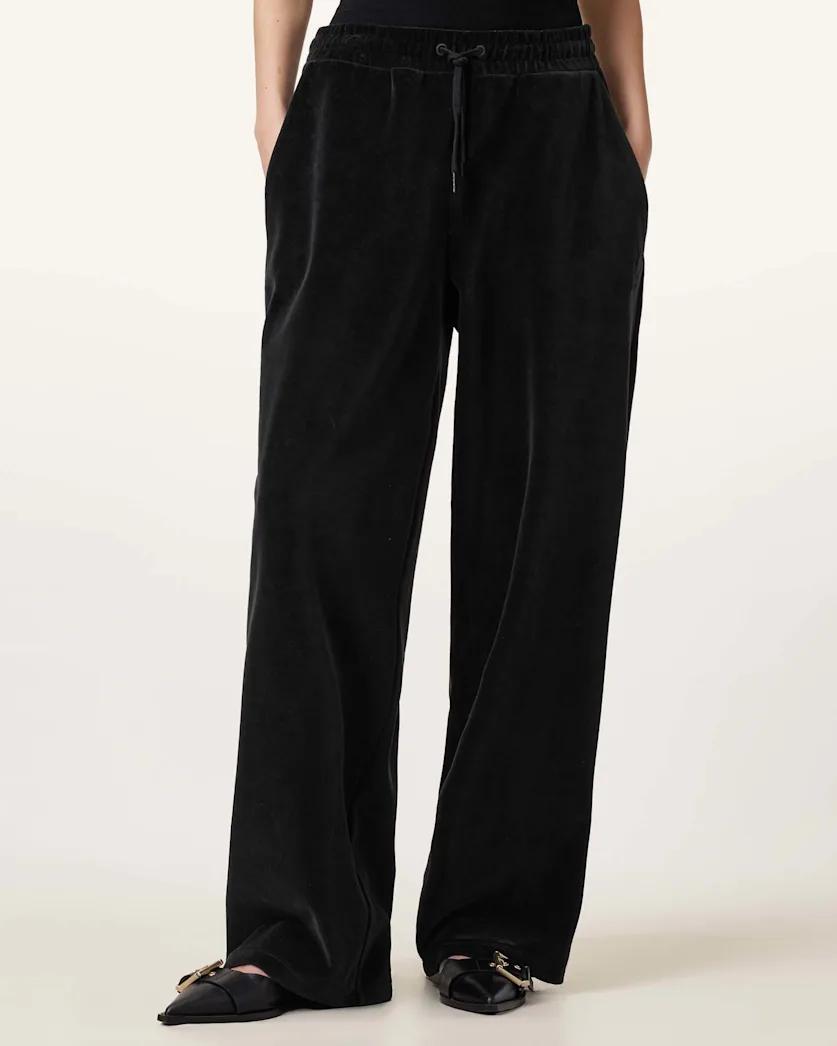 Vin Wide Leg Velvet Joggers by ALLSAINTS