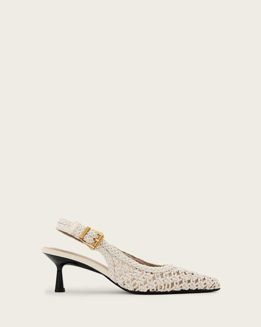 Violet Slingback Pointed Toe Heels by ALLSAINTS