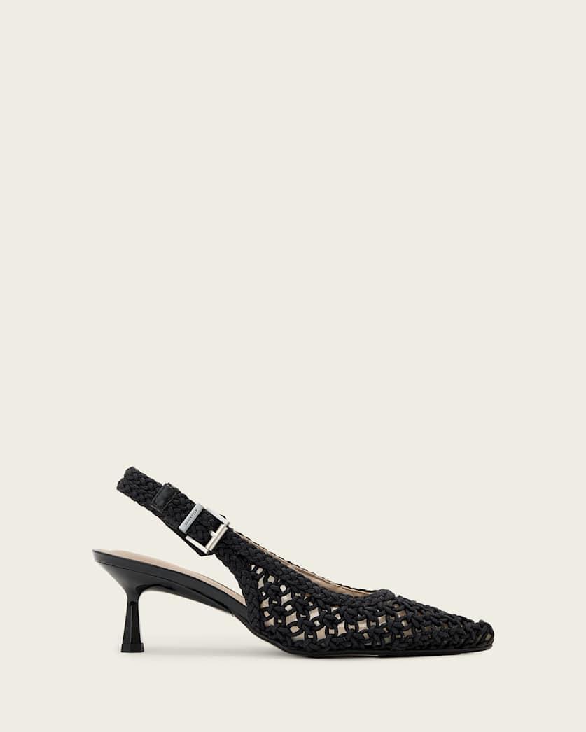 Violet Slingback Pointed Toe Heels by ALLSAINTS