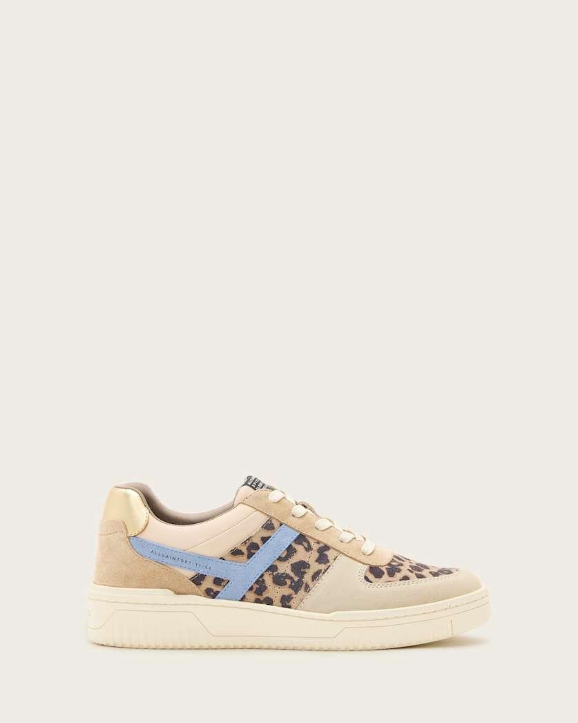 Vix Low Top Round Toe Suede Trainers by ALLSAINTS