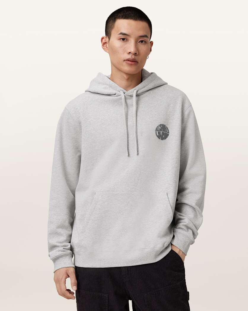 Waved Relaxed Fit Hoodie by ALLSAINTS