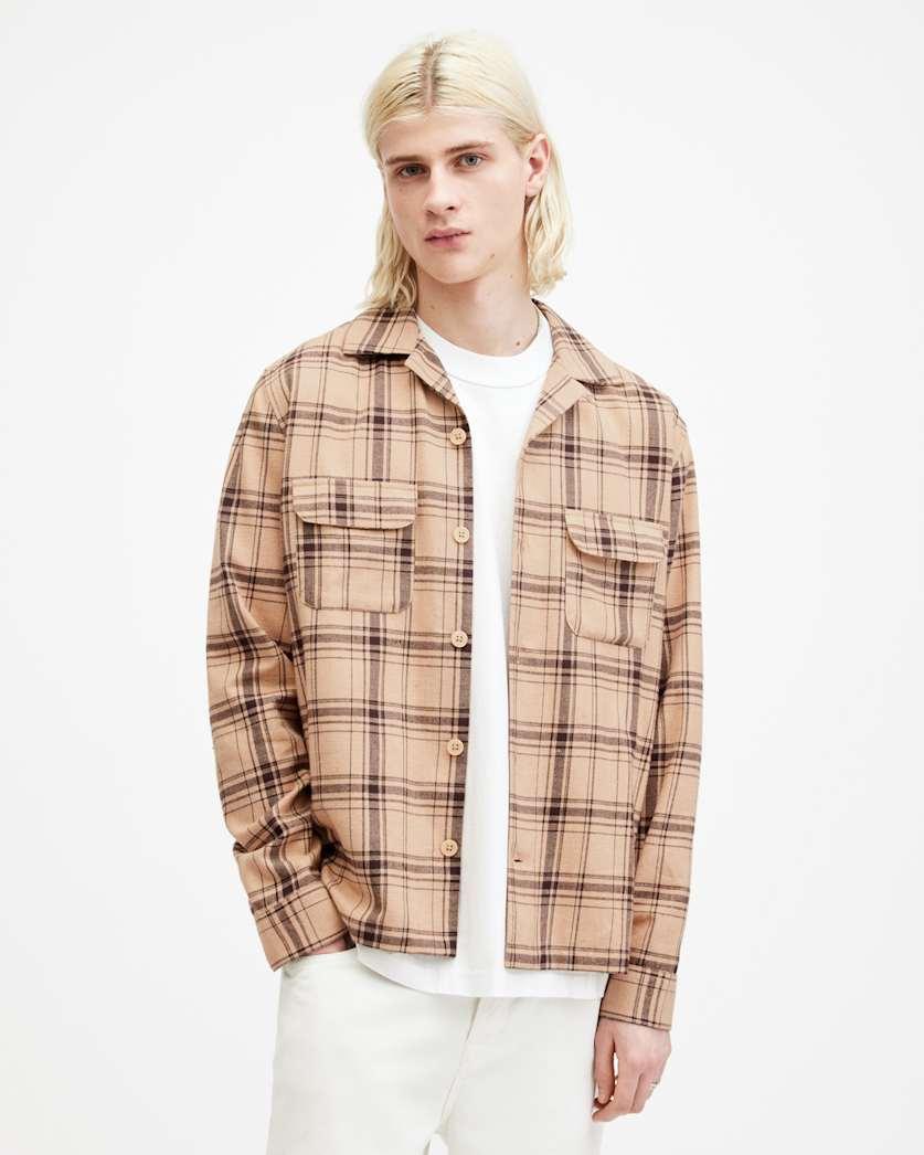 Wendel Checked Relaxed Fit Shirt by ALLSAINTS
