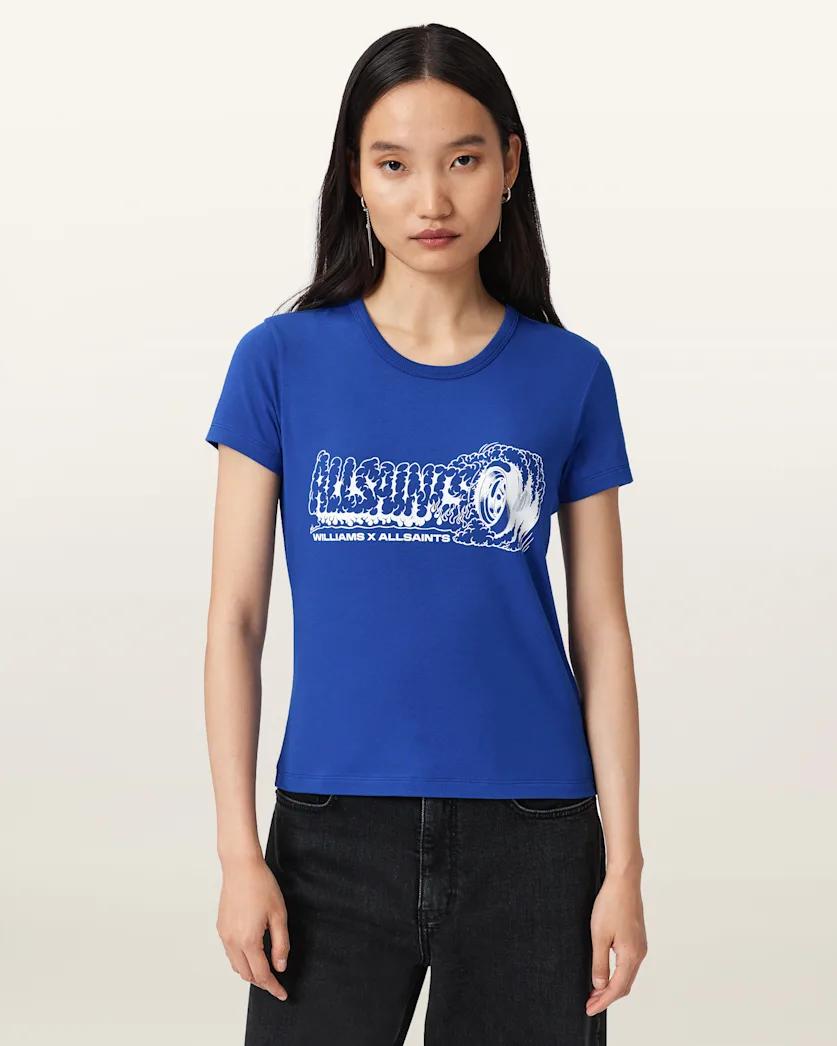 Williams X Allsaints Burnout Stevie T-Shirt by ALLSAINTS