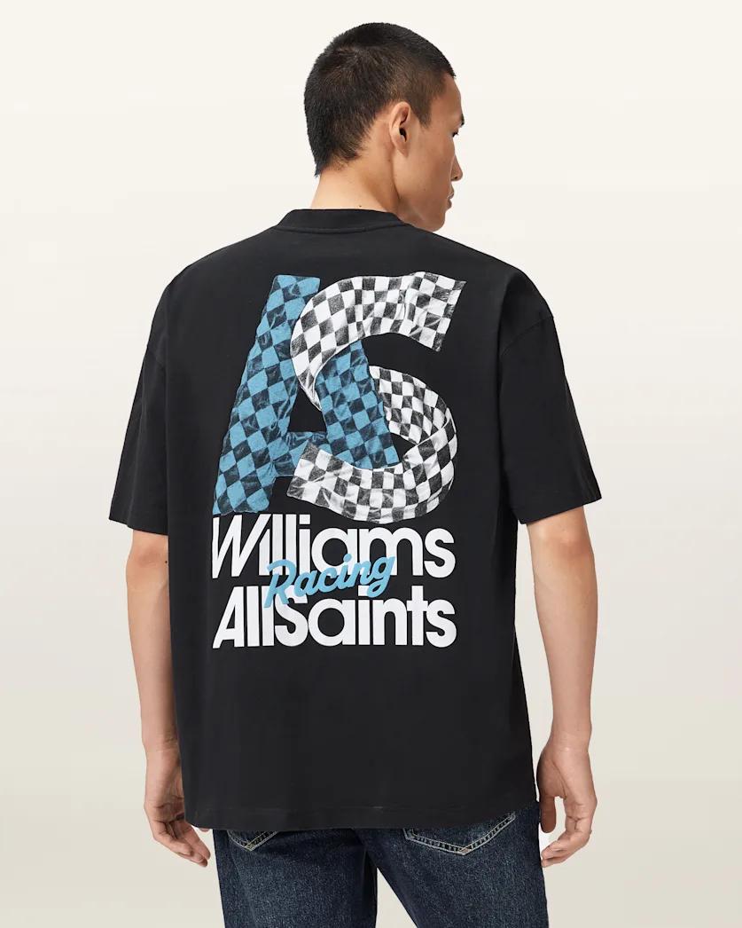 Williams X Allsaints Pole Crew Neck T-Shirt by ALLSAINTS