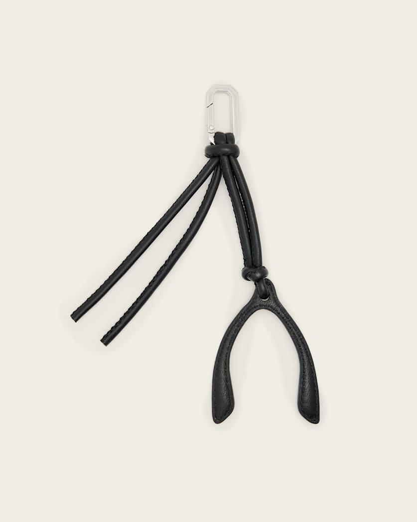 Wishbone Leather Keyring by ALLSAINTS