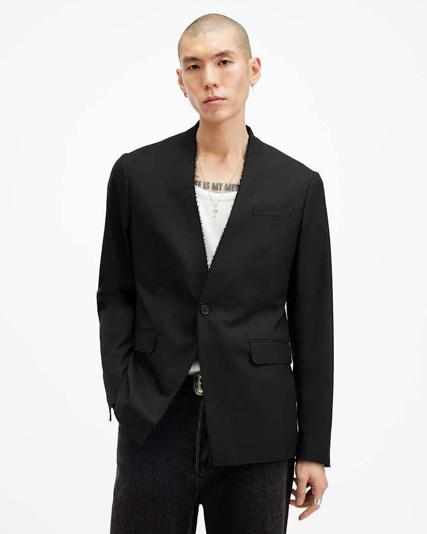 Wren Collarless Slim Fit Blazer by ALLSAINTS