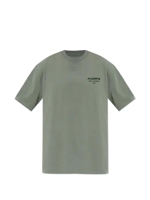 Xander flocked-logo T-shirt by ALLSAINTS