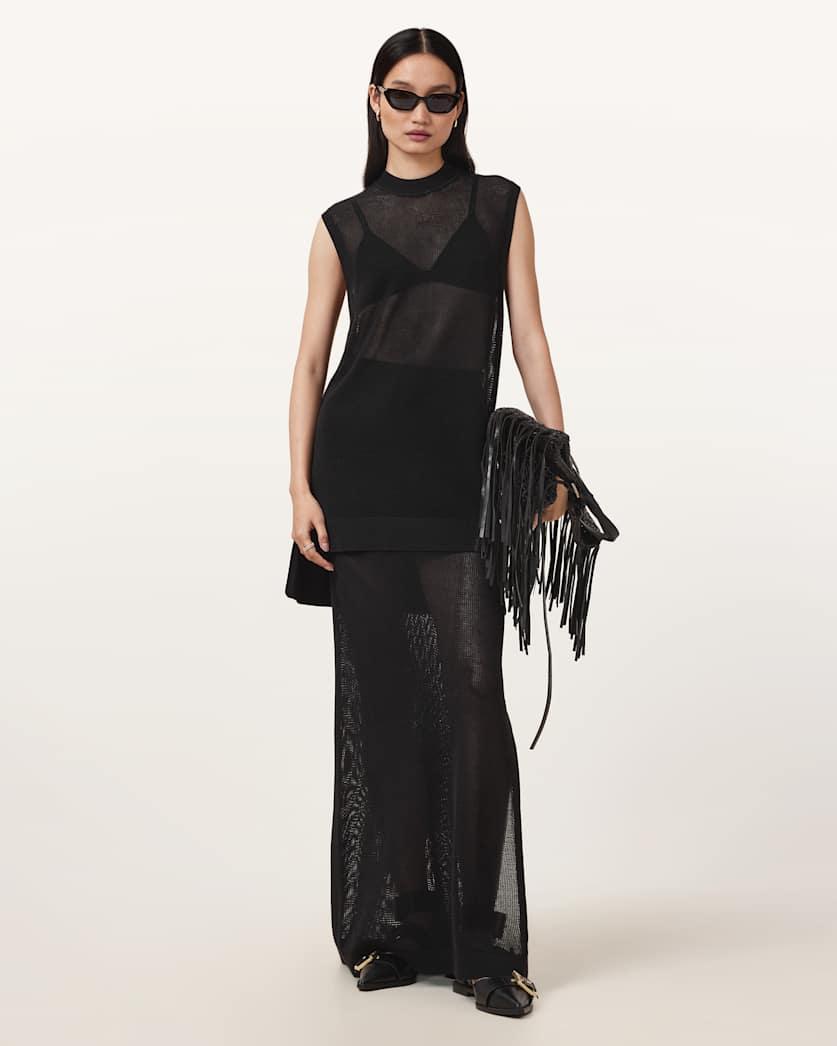 Yuri Knitted Maxi Skirt by ALLSAINTS